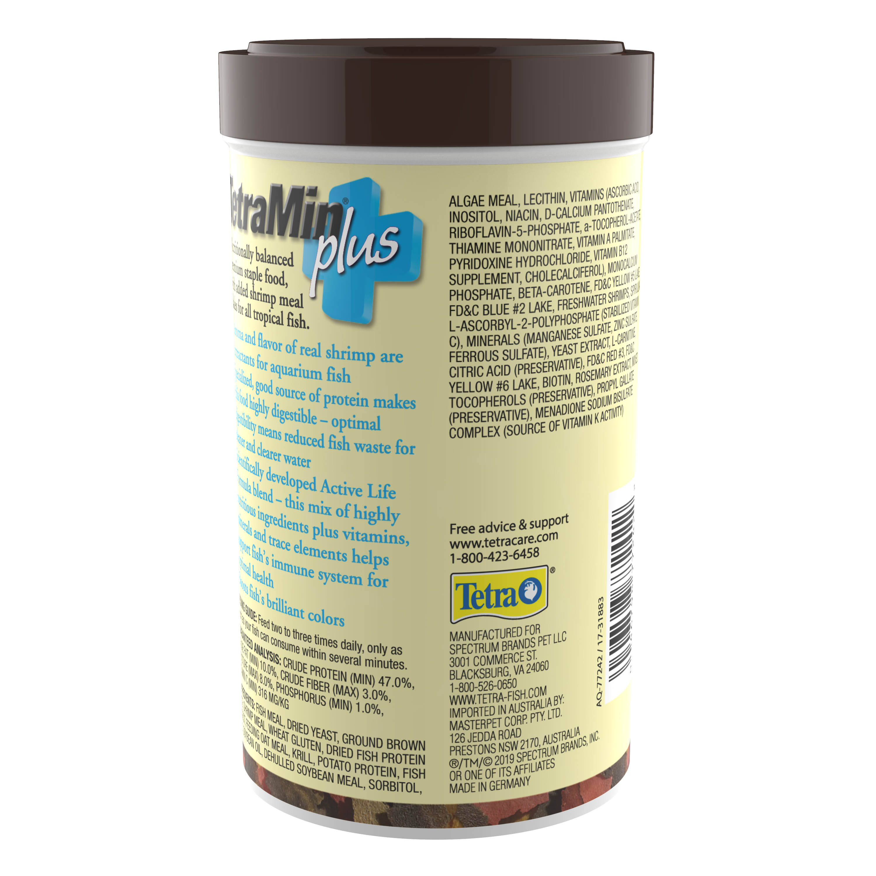Tetramin plus shop